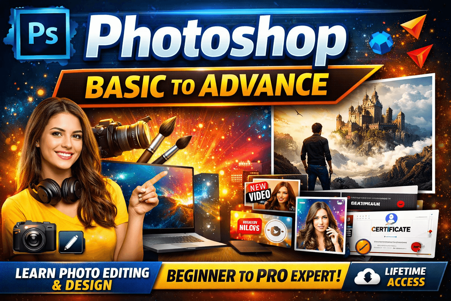 PHOTOSHOP BASIC TO ADVANCE ADVANCE